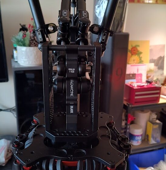 Black Arm Dual Shocks Front View